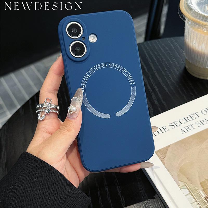iPhone 16 Pro Max Magnetic Liquid Silicone Phone Case