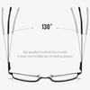 Retro Classic Metal Frame Reading Glasses Men Square Anti Blue Light Eyewear Luxury Brand Hyperopic Eyeglasses Diopter