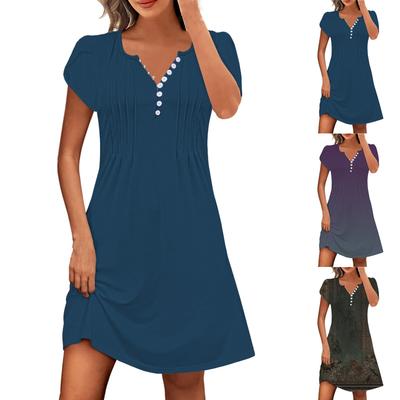 Women's Casual  Sundress Knee-Length Fashion Comfy Dress