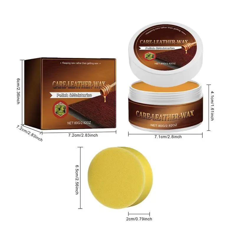 Lederreparaturcreme Lederreiniger Weichmacherbalsam Lederglanz für Taschen Schuhe Pferdesattel Handschuhe Autositze und wasserdicht