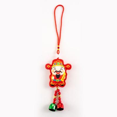 The God of Fortune The God of Wealth Pendant Red Embroidered Chinese New Year Decoration Chinese Style Year of the Horse