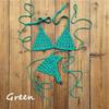 Sunbathing Handmade Crochet Bikini Suit Micro Swimsuit Micro Swimwear