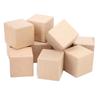 10Pcs Unfinished Wooden Blocks 4cm Smooth Durable Sturdy Uniform Size Small Wood Cubes for Crafts DIY Home Decor