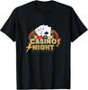 3Epl Poker Casino Stuff Casino Night Poker Unisex T-shirt Black -Adults -Ki
