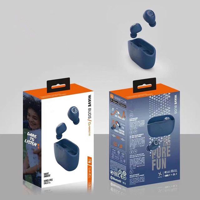 

Високоякісні Bluetooth-навушники J.BL Wave Buds з шумозаглушенням та тривалим терміном служби батареї синій