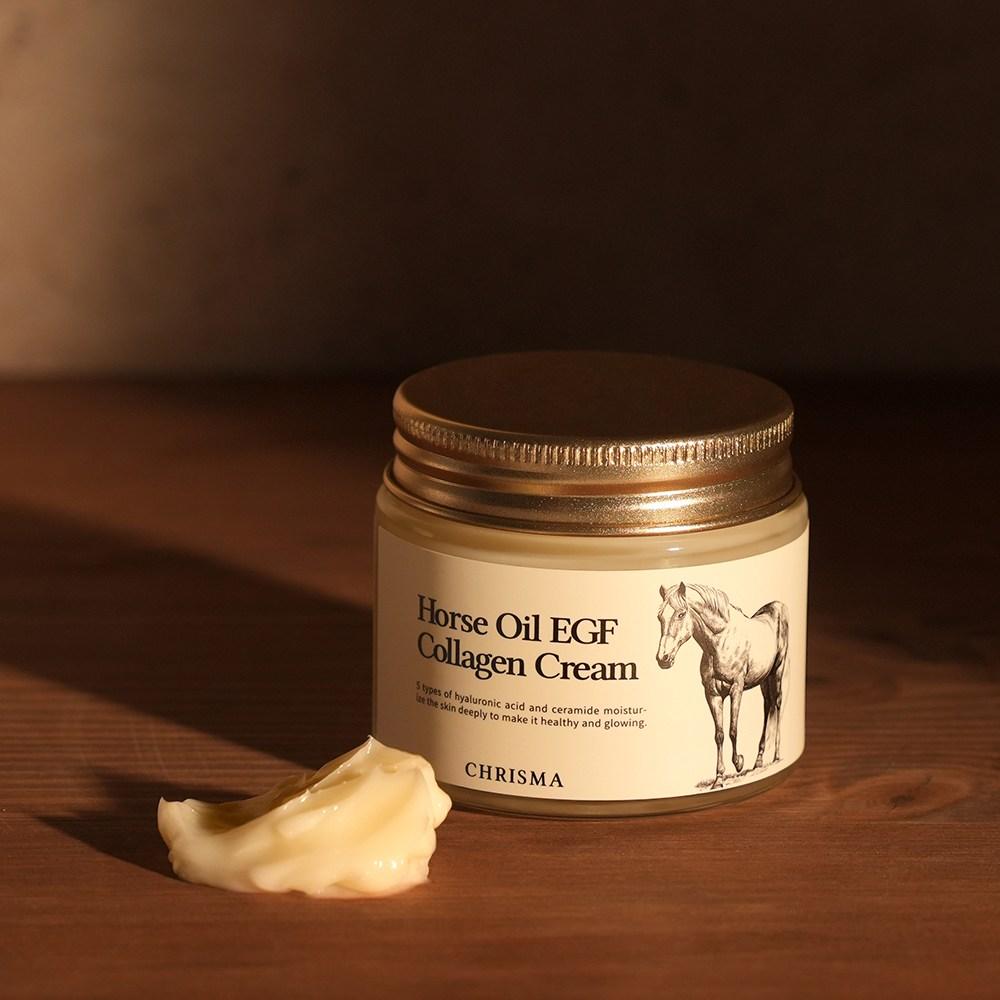 CHRISMA Horse Oil EGF Collagen Cream, 70g, 1 piece