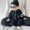 Korean-Style Baby Sweater Romper: Spring Knit Crawling Suit for Boys & Girls