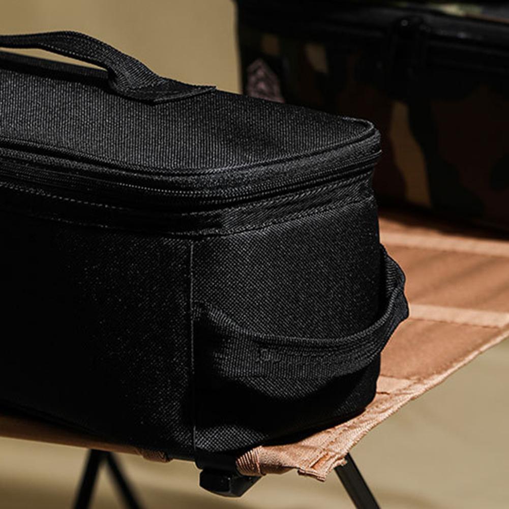 Outdoor Camping Storage Pouch Multipurpose Travel BBQ Hiking Organizer 900D Oxford Cloth Double Zipper for Travel Hiking BBQ