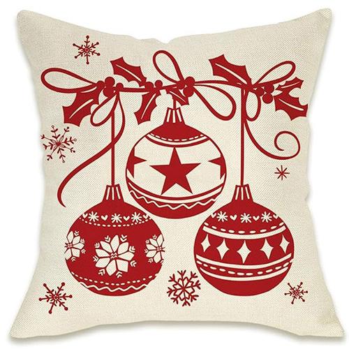 

Christmas Delights: Let it Snow, Merry Christmas Pillowcases with Festive Designs sofas, bedroom pillow covers, holiday gifts 18x18Inch