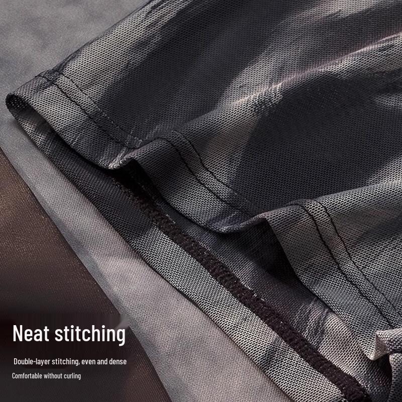 FitonTon Men's Ice Silk Antibacterial Ultra-thin Boxer Briefs (3-Pack)