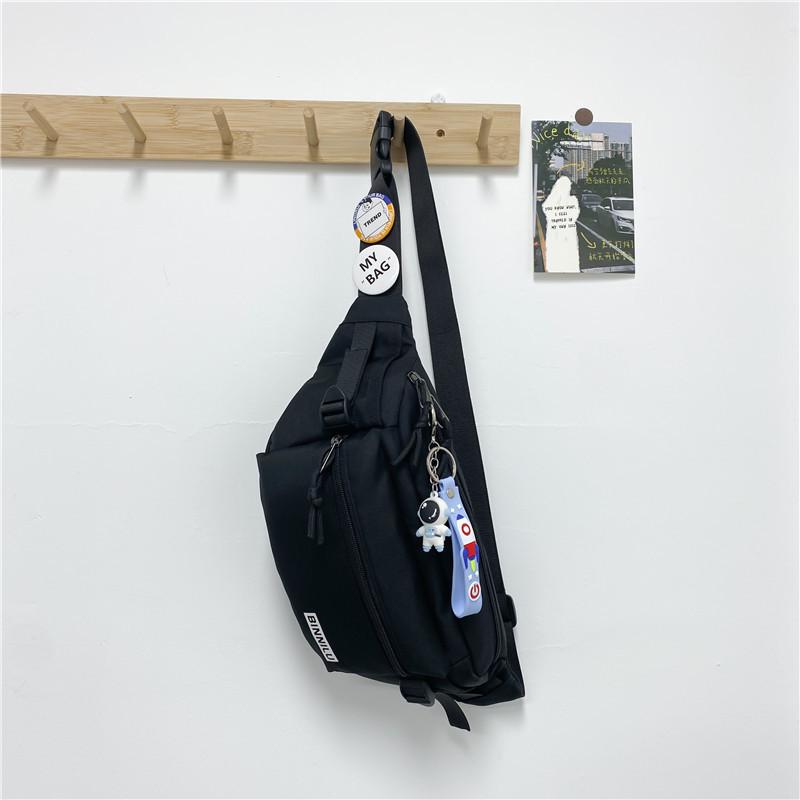 Modna unisexowa torba crossbody na klatkę piersiową i biodrowa do użytku codziennego, sportowego lub studenckiego