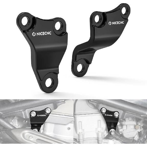 

NICECNC Aluminum Engine Upper Mount Bracket Kit Compatible with Honda TRX450R Kick Start 2006 2007 2008 2009, TRX450ER Electric Start 2006 2007 2008 чёрный