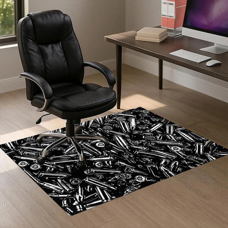 

Bullet Shell Pattern Area Rug, Office Carpet Indoor Outdoor Entrance Doormat, Non-Slip Soft And Comfortable, Living Room, c122001 60cm by 90cm