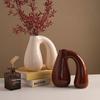 Hydroponic Medieval Ceramic Vase Living Room Porch Flower Arrangement High Sense Decorative Ornaments Abstract Ornaments
