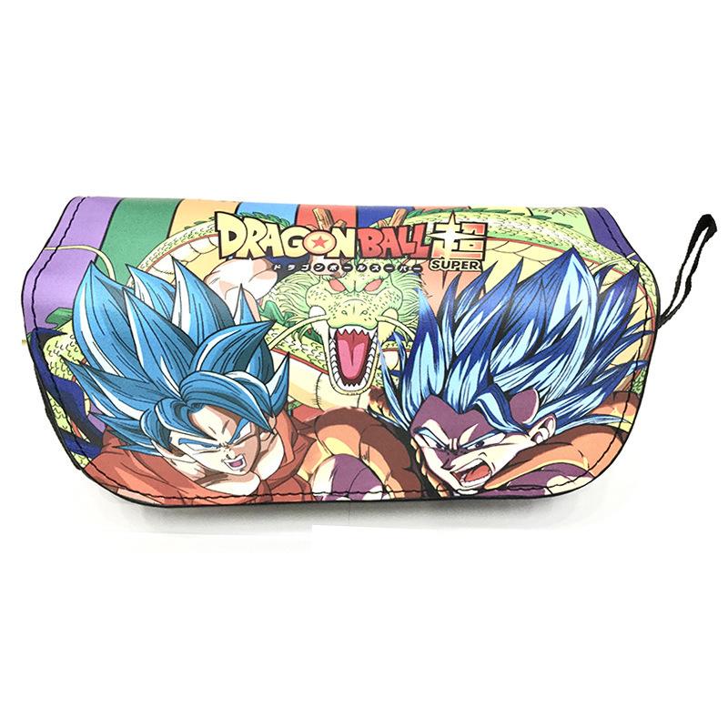 Super Saiyan Goku Anime Pencil Case - Dragon Balls Cartoon Stationery Box