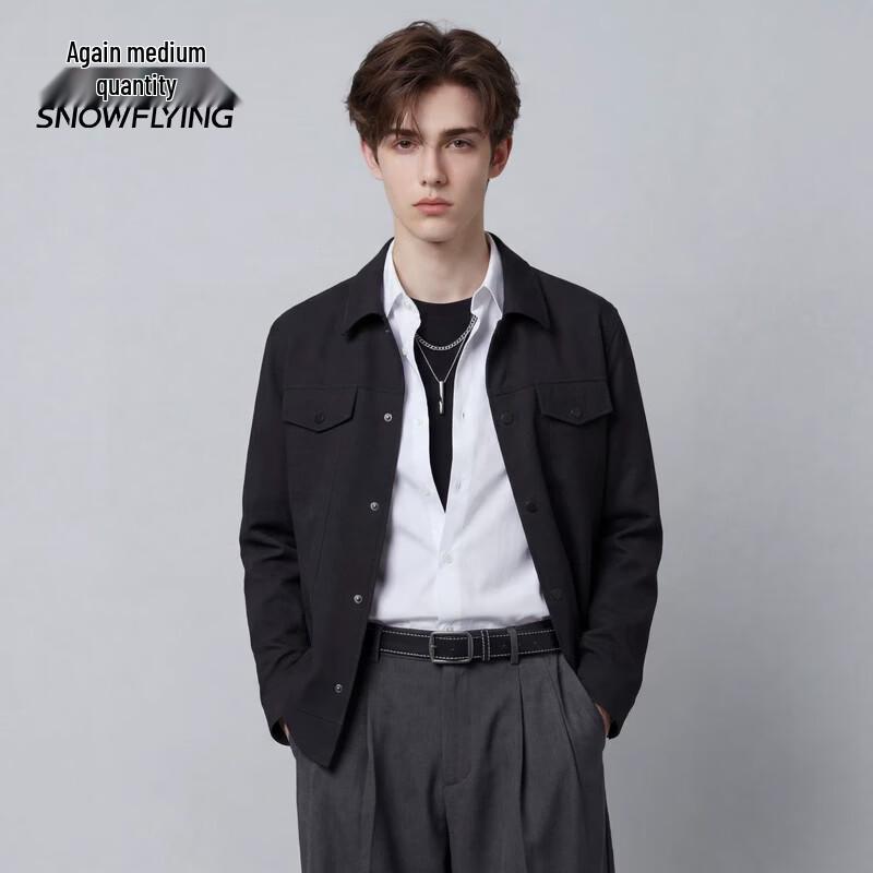 XueZhongFei Men s Lapel Business Jacket 3XL