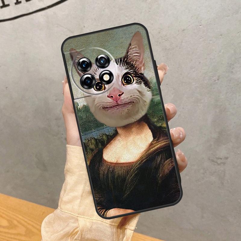 

Мем с кошкой Белугой, улыбающееся лицо, чехол для OnePlus Nord 5 CE 2 3 4 Lite N20 N30 OnePlus 15 13 12 11 13T 10T 12R 13R 15R, крышка OnePlus Nord CE5