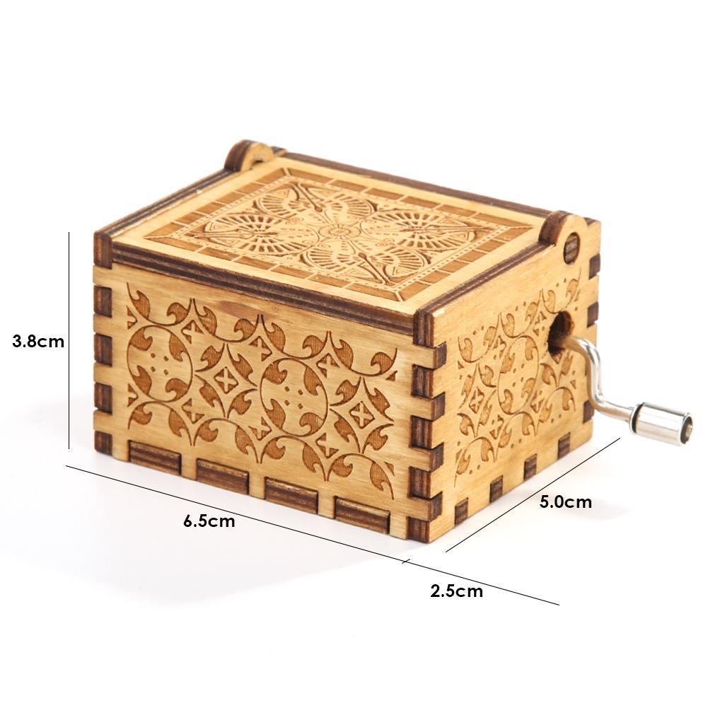 Snadno použitelná hudební skříňka ve stylu dívky krásy Ručně zalomená hudební skříňka Vynikající dárky