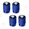 4pcs Skull Logo Car Wheel Tire Valve Caps Air Stem Aluminum Accessories For Jeep Wrangler Gladiator Renegade Ford F-150 Ranger LVCZN1