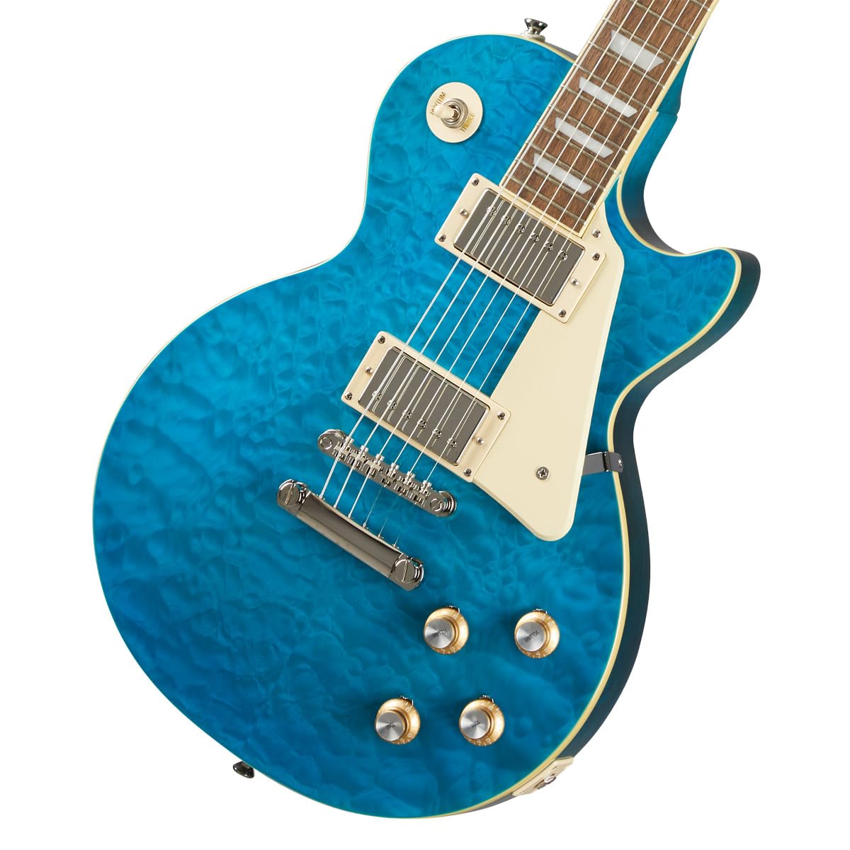 

by Gibson Les Paul Standard 60s Quilt Top Translucent Blue Epiphone/Inspired [Ексклюзивна модель]