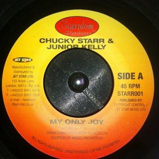 

7inch Record CHUKKI STAR JUNIOR KELLY My Only Joy STARR001 Starrdom Produc 2002 UK Reggae Ska Dub Used