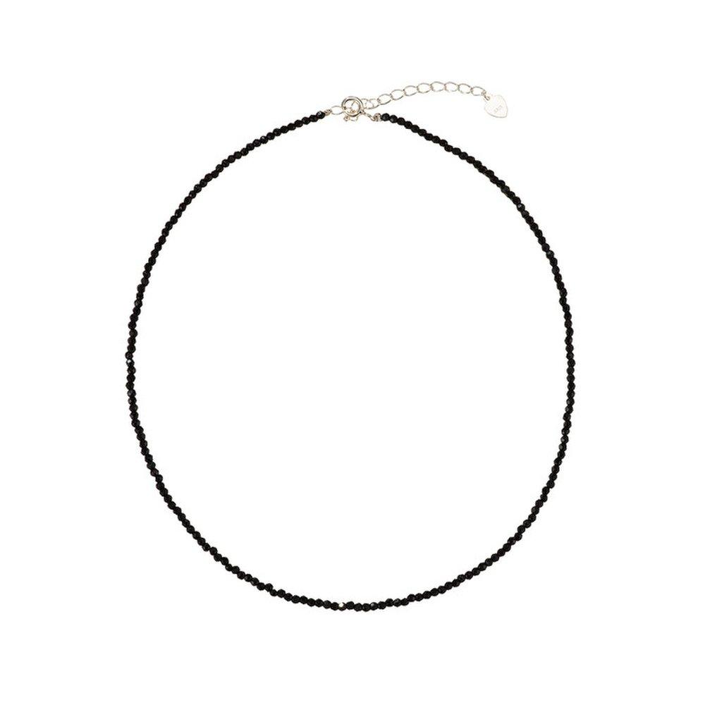 925 Black Spinel Necklace