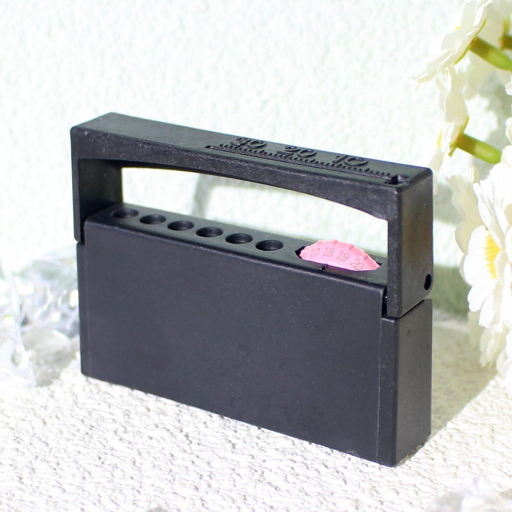 Dental Autoklavierbare Desinfektion Endo Feilenhalter Box Für Wurzelkanalfeilen Instrument 6 Löcher Zahnarztwerkzeug