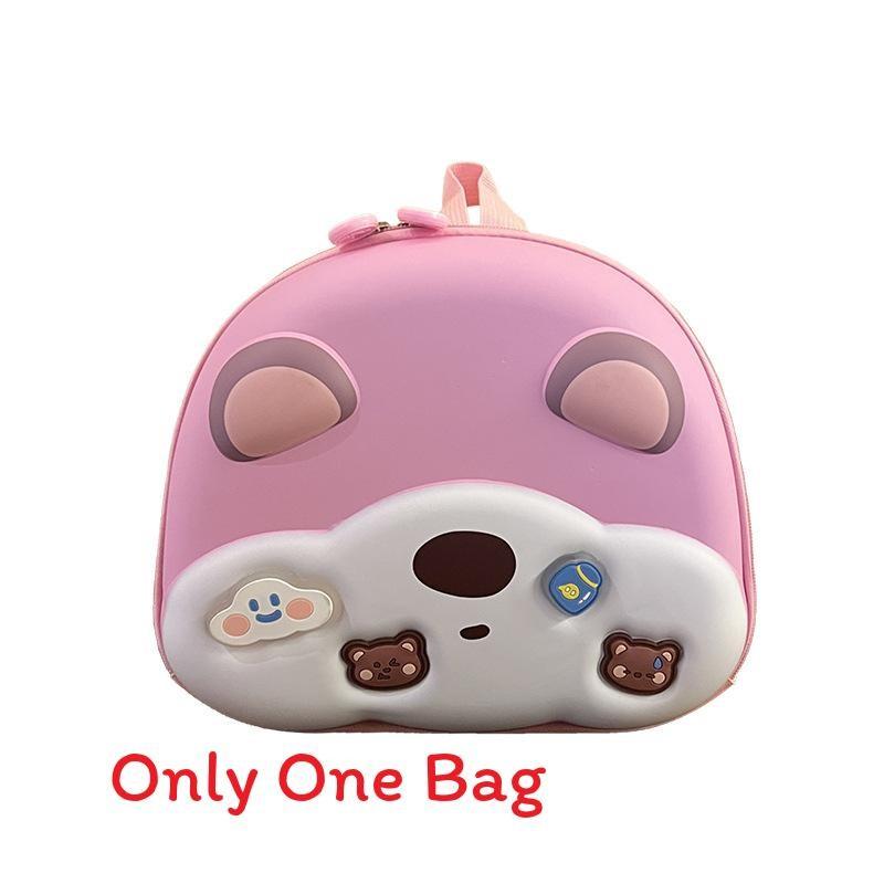 Cartoon Animal Bear Unisex Kids Fashion Oxford Eggshell Bag Backpack School