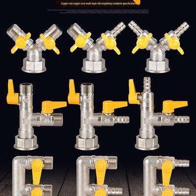 Gas Meter M30 Full Copper Three-Way Ball Valve for Natural and Coal Gas