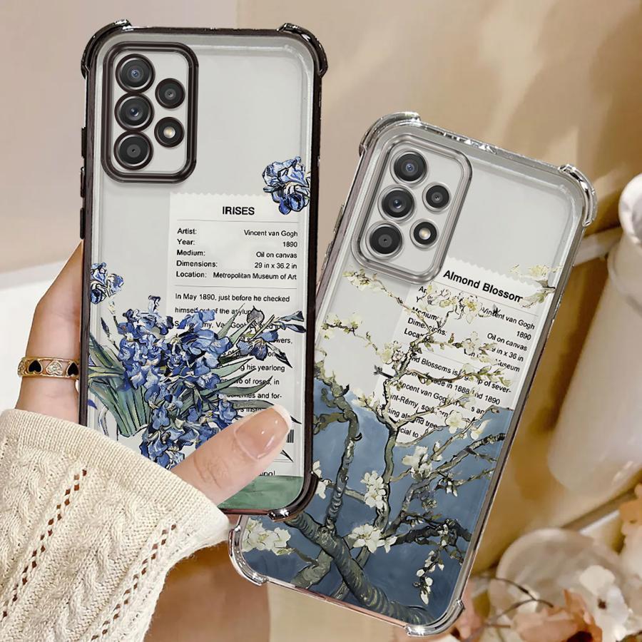 Van Gogh Art Case for Samsung Galaxy A15 A52 A17 A26 A13 A24 A33 A21s A25 A16 A35 A36 Soft Cover