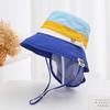 Girls Summer Thin Foldable Sun Hat With Neck Flap UV Protection Fisherman Cap For Kids Outdoor Beach Shade