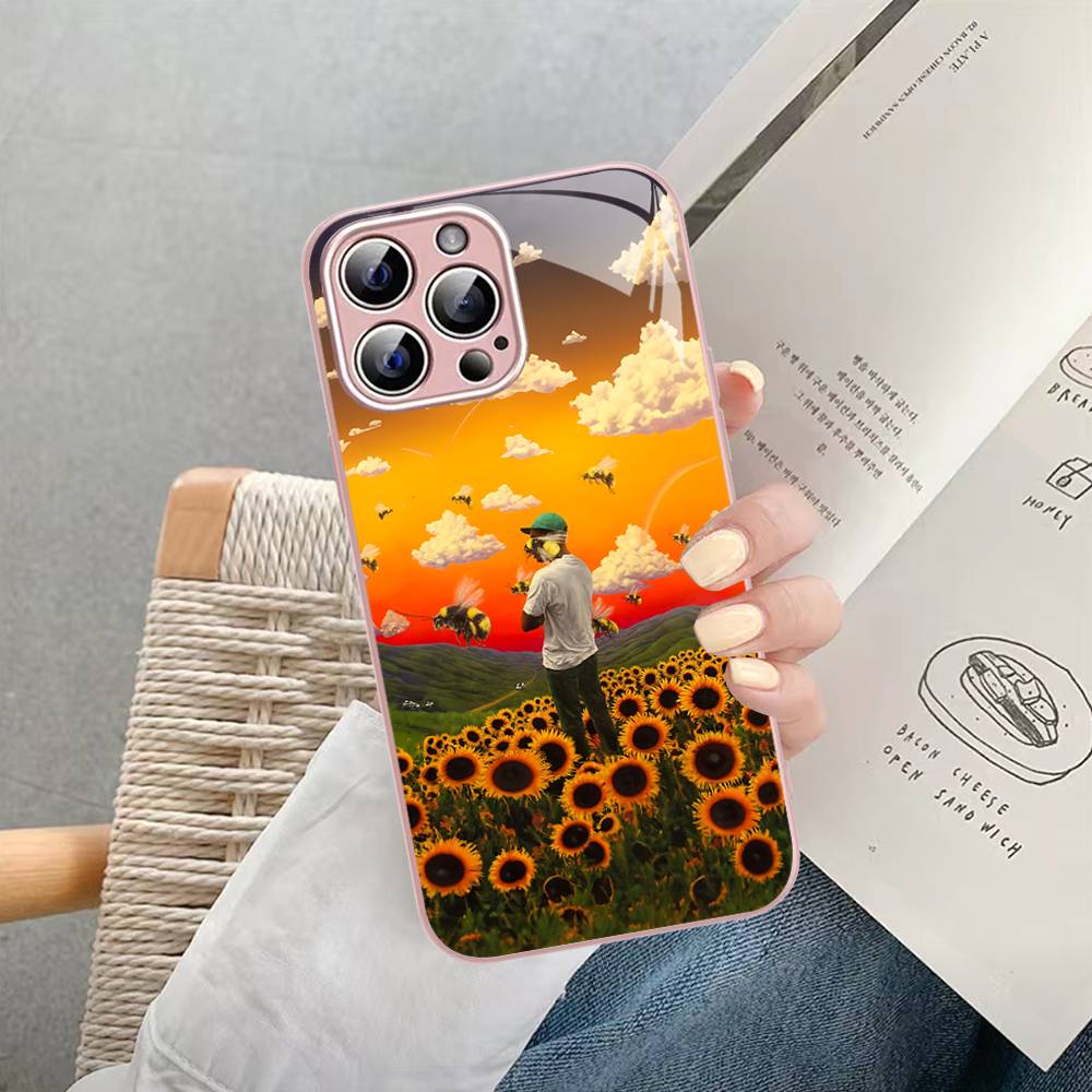 T-Tylers The Creator Rapper For IPhone 14 13 12 Mini 11 Pro XS Max X XR 14 Plus Tempered Glass Cover