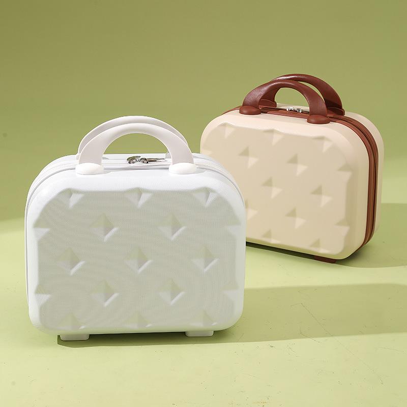 14-Inch suitcase, suitcase, sub-storage case, mini cosmetic case, cosmetic bag, cosmetic storage, retro style
