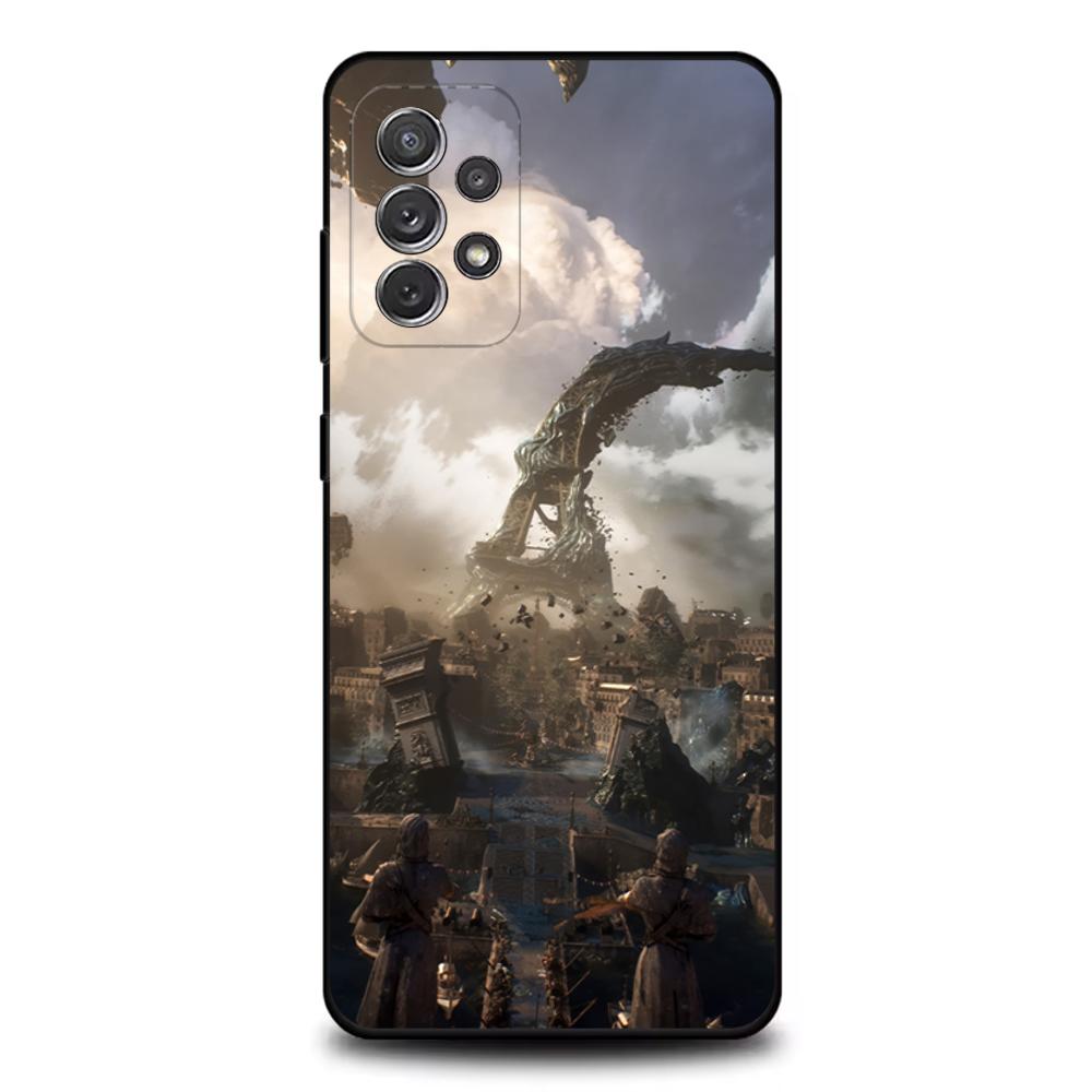 Game C-Clair Obscur Expedition 33 Phone Case For Samsung S25,S24,S21,S22,S23,S30,Ultra,S20,Plus,Fe,Lite,Note,10,9,5G Black Cover