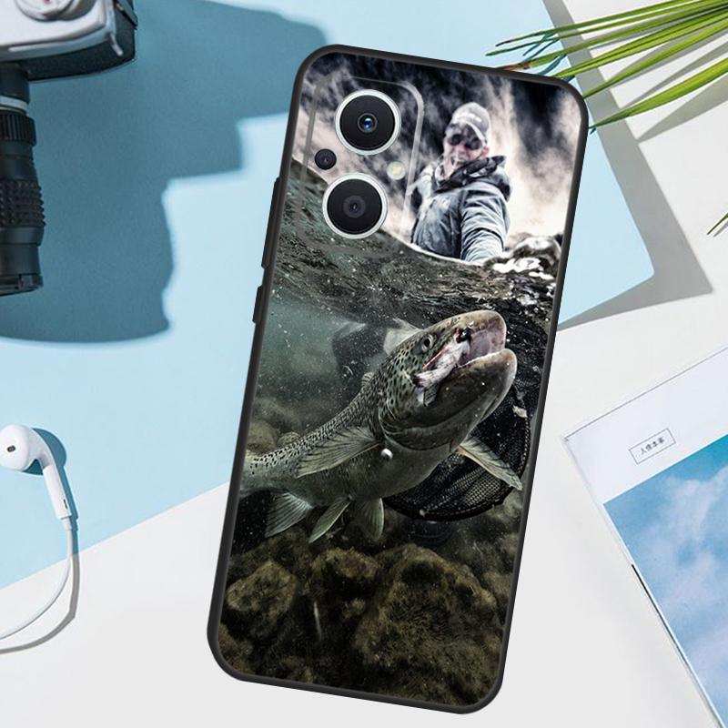 Vintage Trout Fishing Cover For OPPO Reno 13 F 10 11 12 14 Pro 11F 12F 14F 7 8 Lite OPPO Find X9 X8 X5 X6 Pro Case