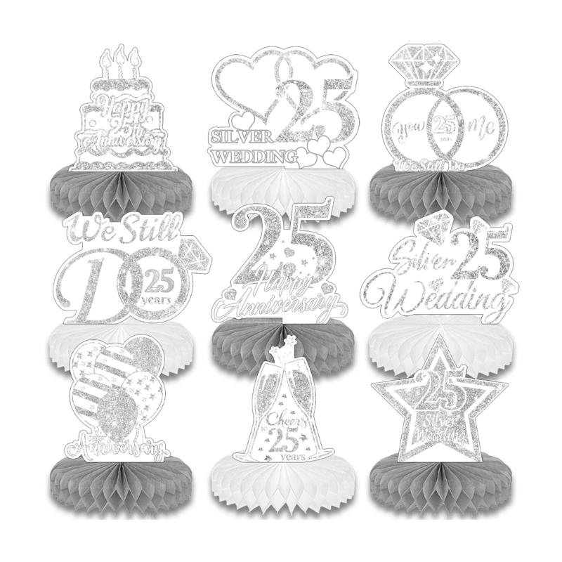 Paper Honeycomb Ornament Handmade Table Accessories For Wedding Anniversaries And Golden Jubilees Event