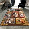 MikeNeko Art Collection Pattern Rug Floor Mat for Living Room or Bedroom Soft and Comfortable Carpet a Gift for Birthday and Holiday.