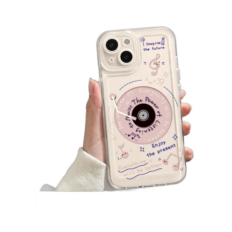 Applicable to Apple 11promax mobile phone case, new iphone11 retro cd women's all-inclusive plus women's lens protection
