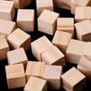 Woodwork Craft DIY Wooden Square Blocks Mini Cubes Embellishment