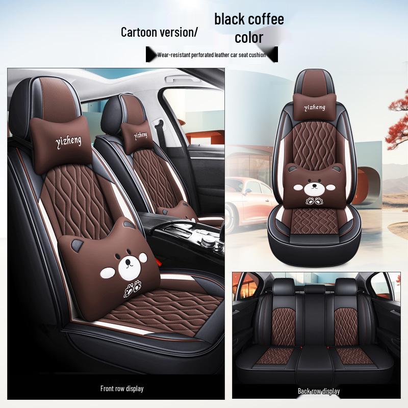 Honda Car Seat Cushion: Fits Civic, Brio, Inspire, Accord, Type R, Vezel - All-Season, Full Coverage