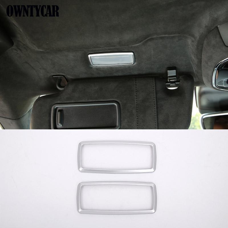 ABS Silver For Maserati Levante 2016-2025 Interior Accessories Car Interior Stickers Gear Shift Panel Cover Trim Stickers