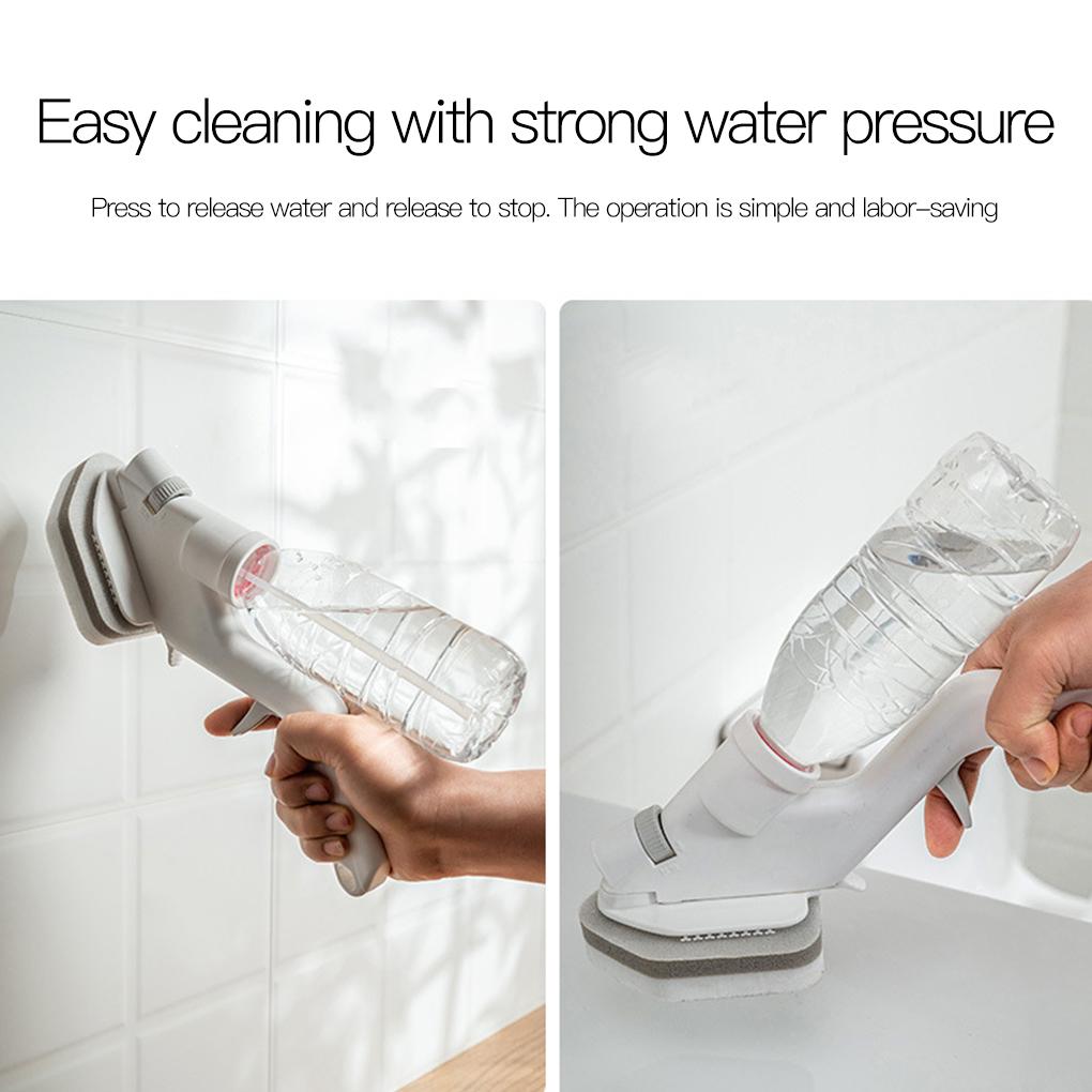 5-in-1 Multi-function Window Washing Sponge Brush Water Sprayer for Glass Kitchen Home Floor