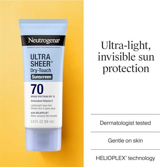 Neutrogena - Helioplex 70 SPF ultra-thin sunscreen dry touch 3 pounds