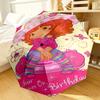 Strawberry Hat And Cat Umbrella 8-Frame for Travel, camping, Casual Lightweight Portable Umbrella, Essential for every family Holidays Gift