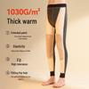 Yi Er Shuang Men's Extra Thick Wool Blend Thermal Pants with Knee Protection