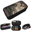 Fantasy Mythical Dragon And Castle Pencil Case for Kids School Pen Box Pencil Bag Stationery Supplies Pen Holder Bag