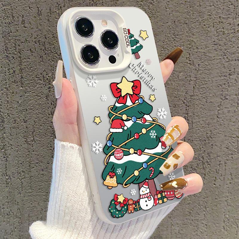 Christmas Cute Phone Case Set for iPhone 11, 12/13 Pro, 14/15/16, 17 Pro Max