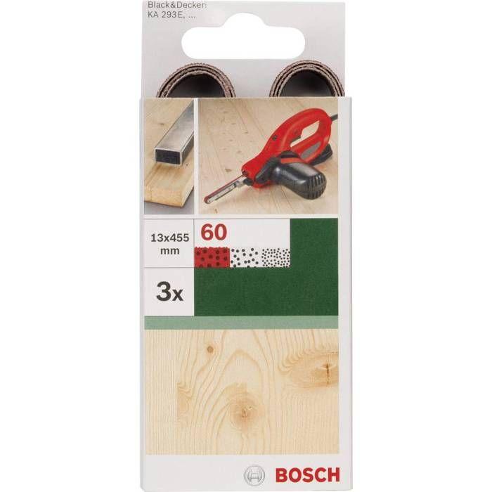 Bande de ponçage Bosch Accessories 2609256237 Grain 40 (L x l) 455 mm x 13 mm 3 pc(s)