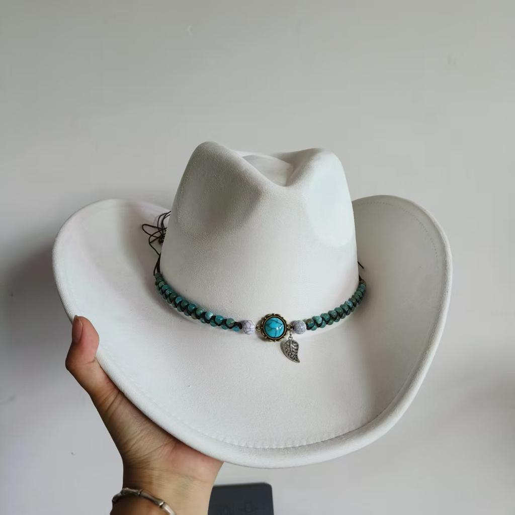 new western cowboy hat men suede hat wide brim cowboy hat with belt viet knight hat women sun protect cowgirl hat light hat
