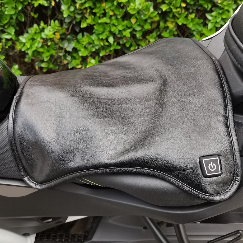 Motorbike Seat Cushion Electric Heating Pad 3 Gear Intelligent Temperature Control Waterproof Antislip for Winter Warmer